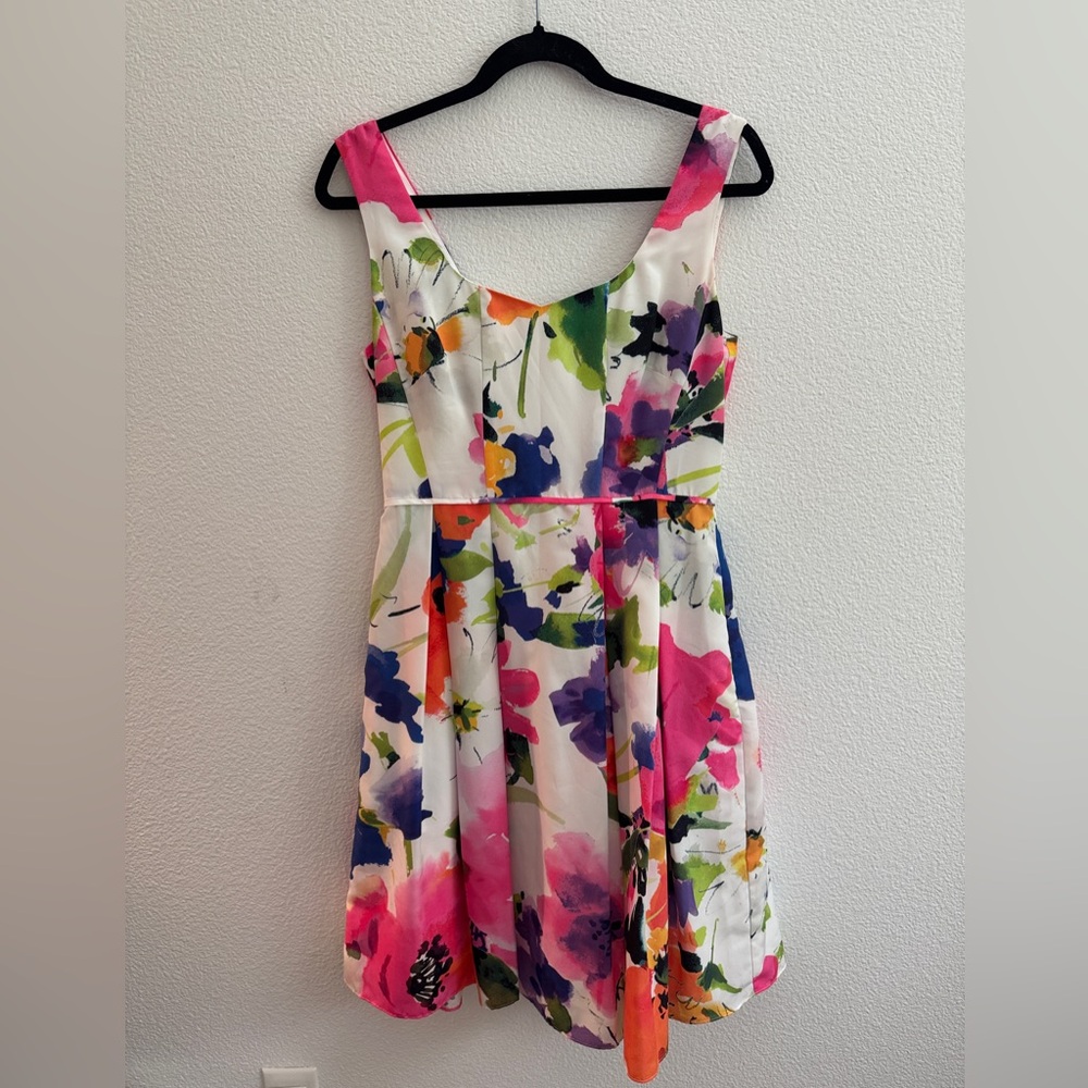 Adrianna Papell floral dress